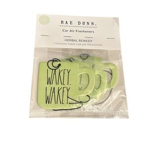 Rae Dunn Car Air Fresheners Herbal Remedy Wakey Wakey New Unopened